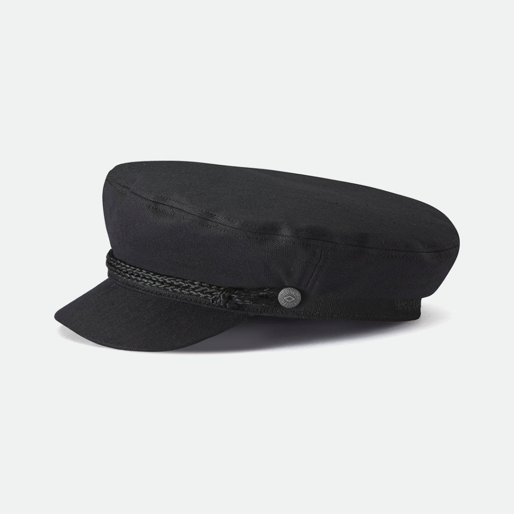 Brixton Black Fiddler Fisherman Cap XS 6 3/4 (54 CM)